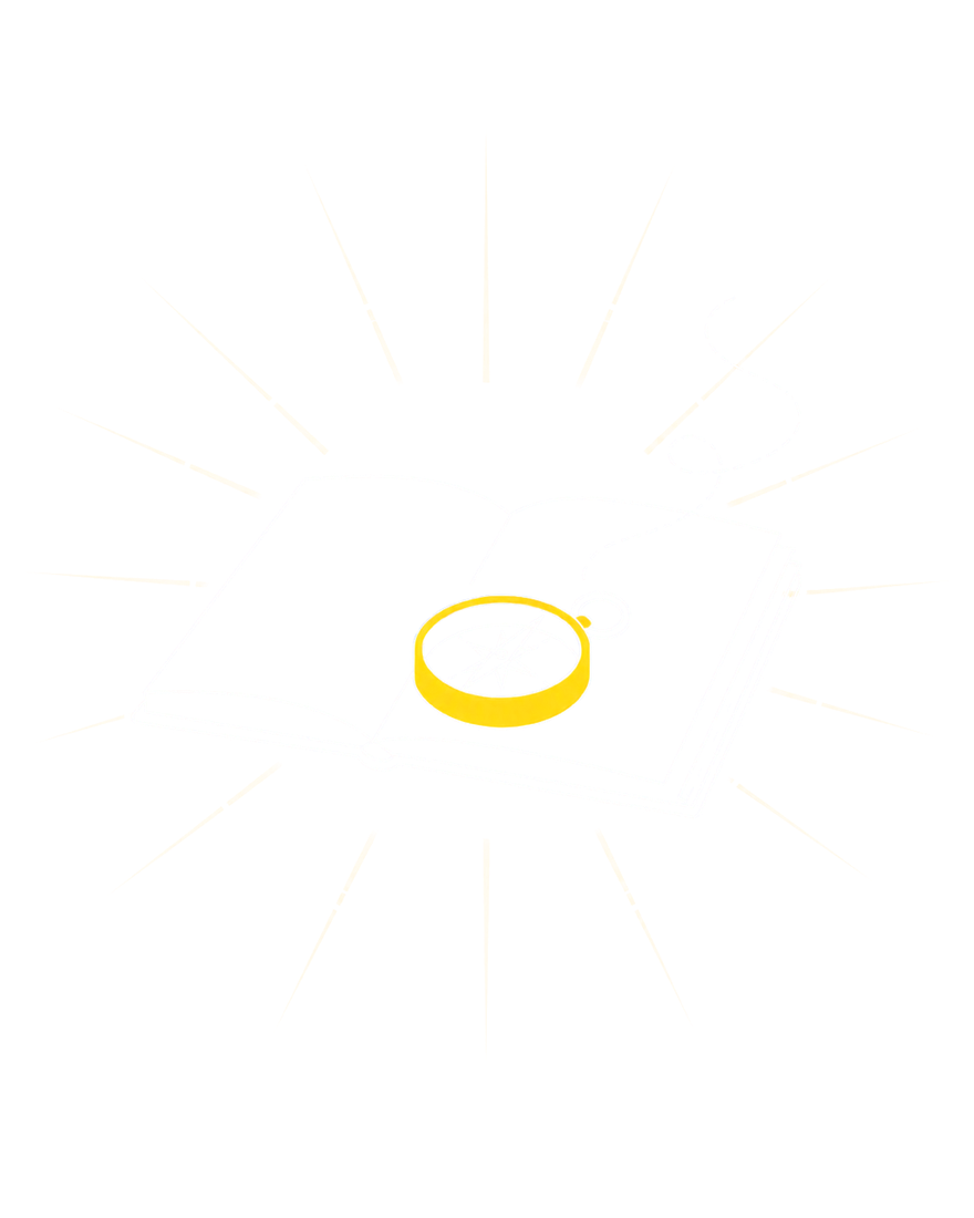 Ein Kompass liegt auf einem geöffneten Buch; eine gestrichelte Route führt über die Seiten hinaus.